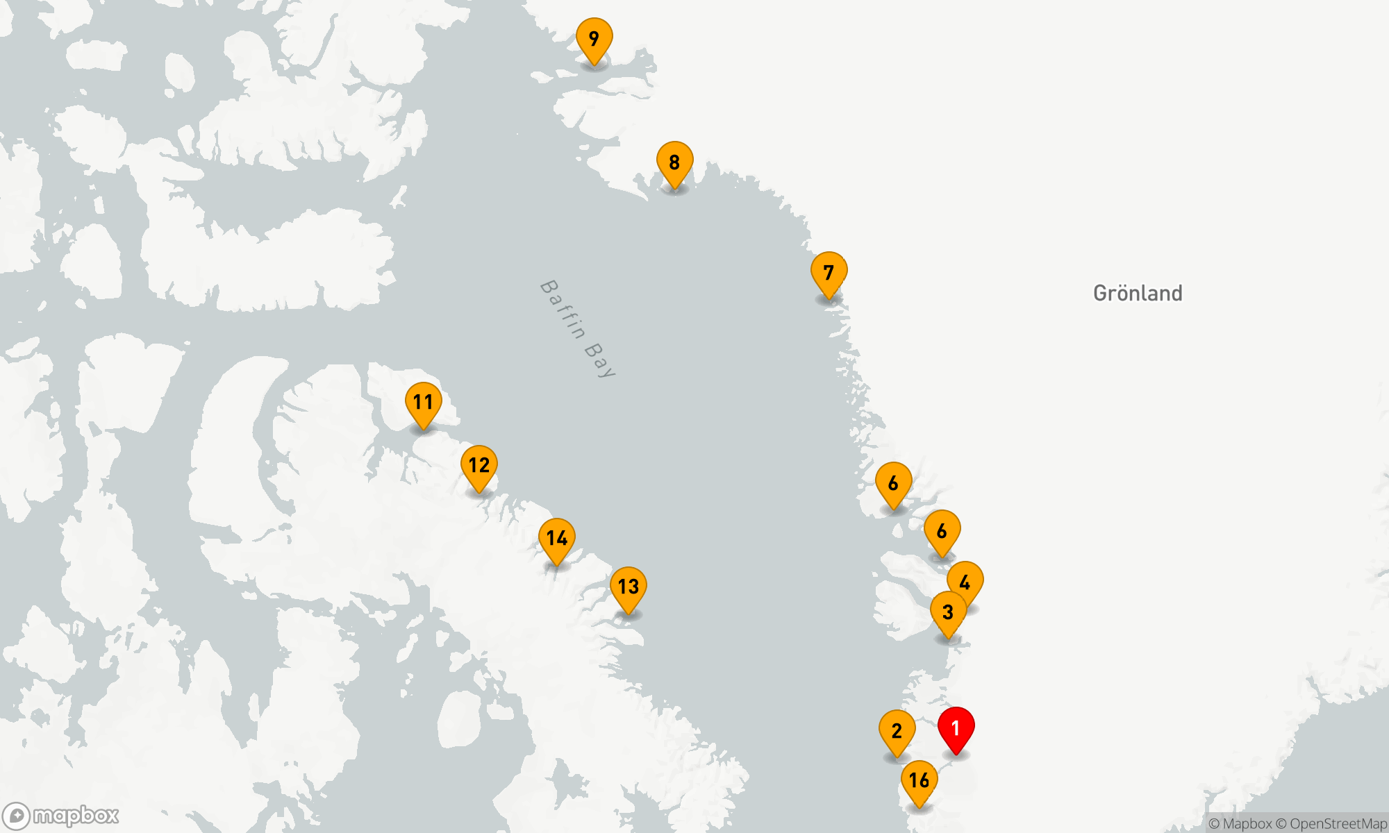 16 Nächte ab/bis Kangerlussuaq (AU250723)