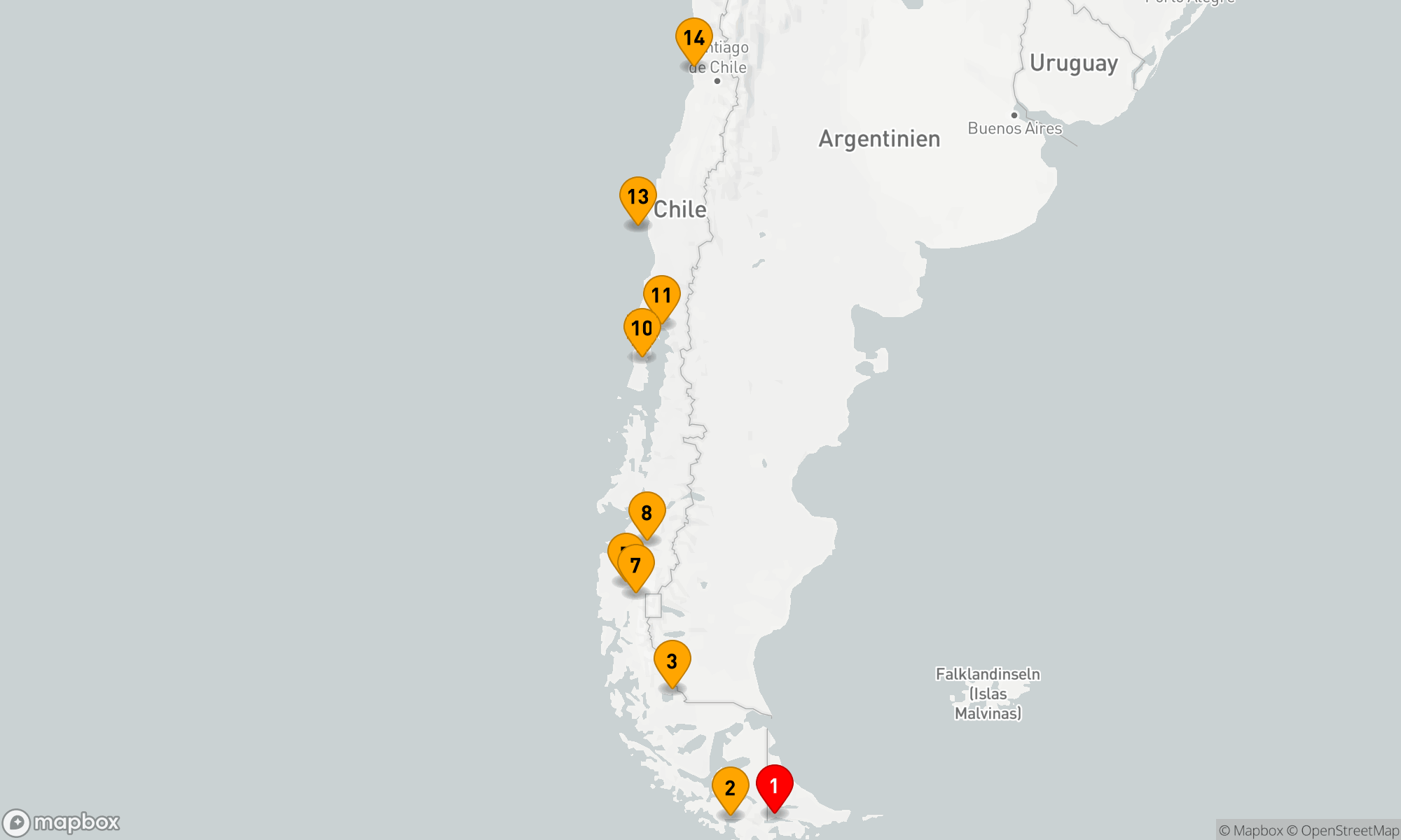 13 Nächte ab Ushuaia bis Valparaíso (D0624022513)