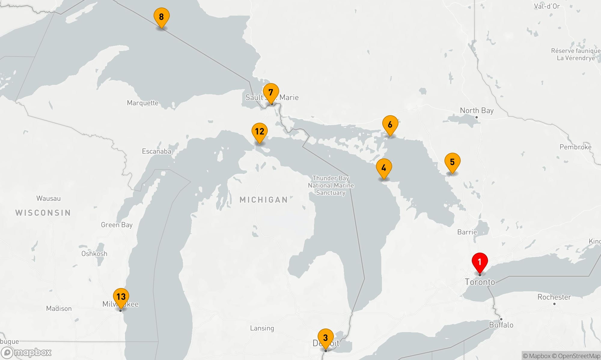 Great Lakes - Nordamerikas schönste Seeseiten