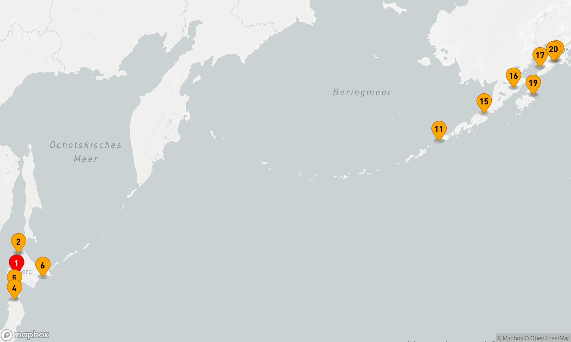 Unbekannte Welten: Hokkaido, Aleuten und Alaska - Echte Entdecker-Trilogie von Asien bis Alaska