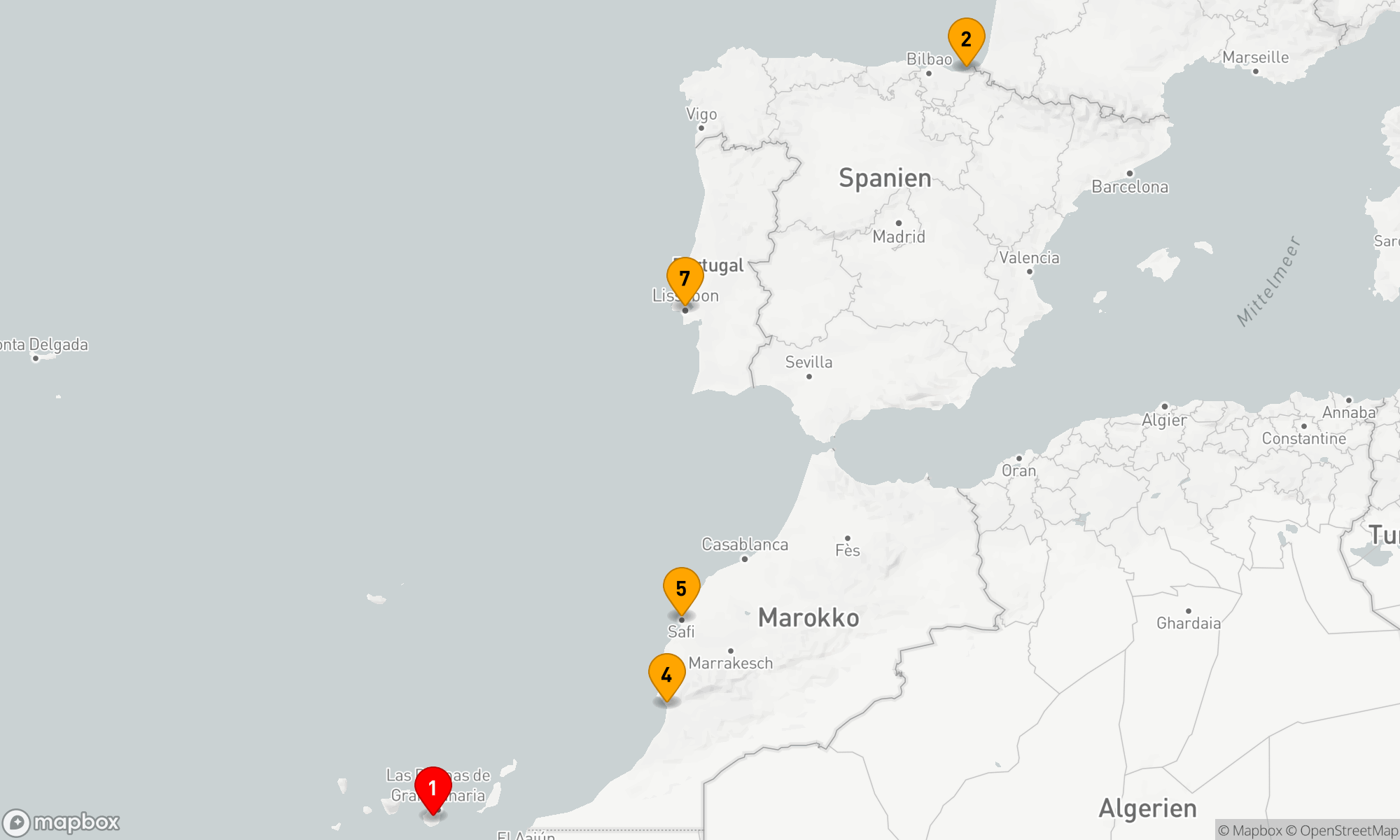 6 Nächte ab Gran Canaria bis Lissabon (WI240513S06)