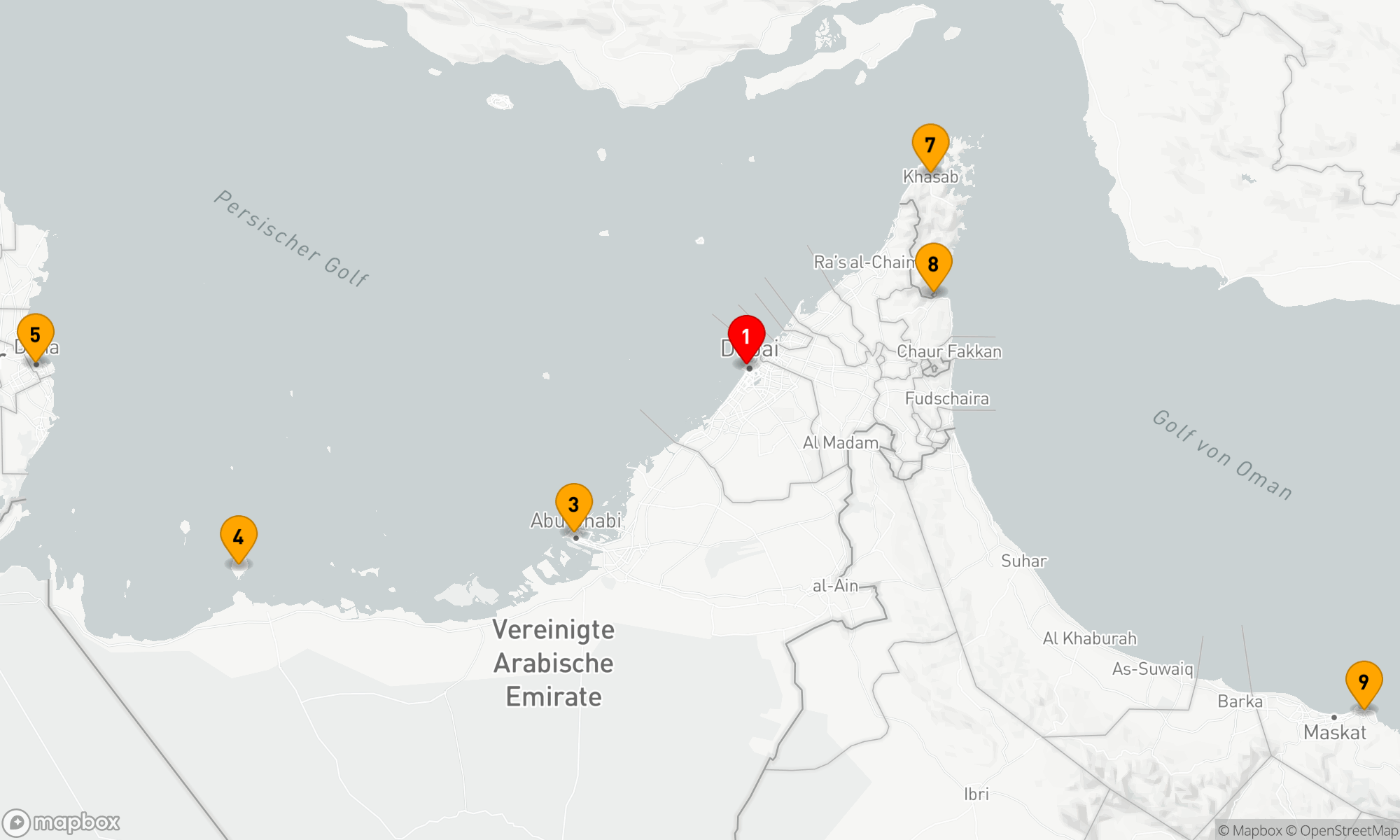 Perlen des Arabischen Golfs