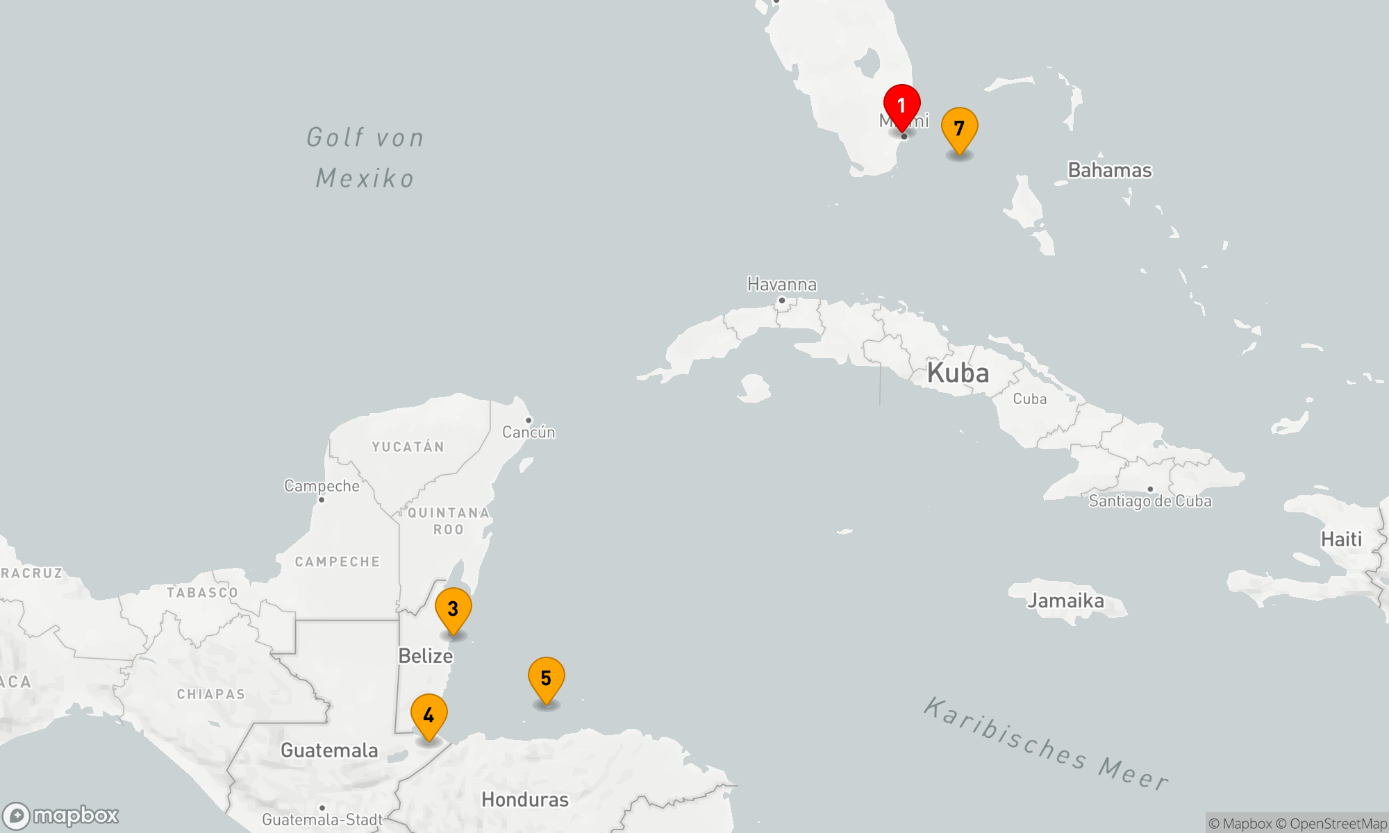 Karibische Entdeckungsreise ab Miami