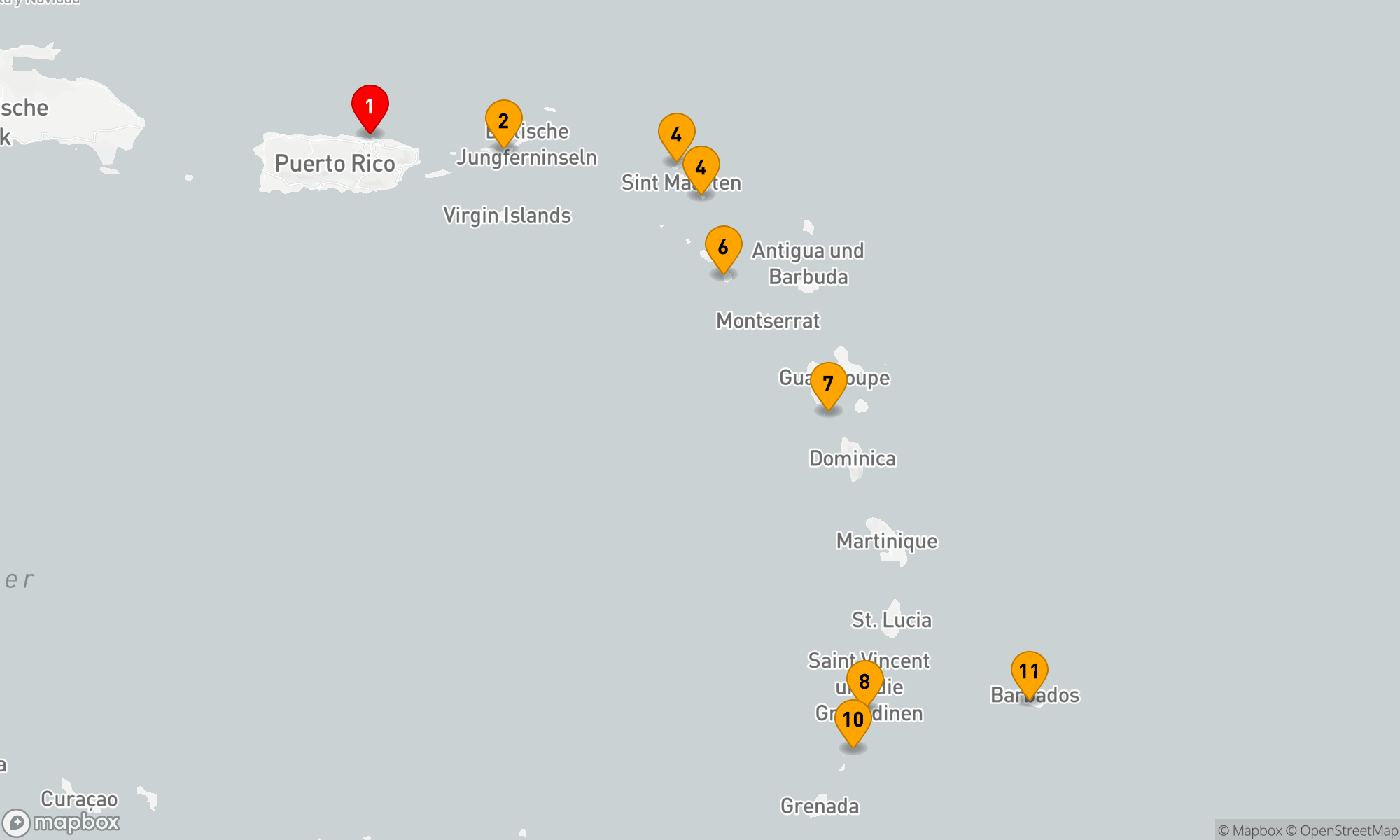 Karibischer Inseltraum: Von San Juan bis Barbados.