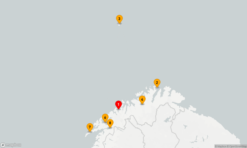 Polarlichter, vom Nordkap bis zu den Lofoten