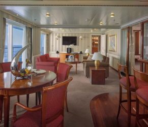 Silversea - Silver Whisper - Owners Suite Wohnbereich