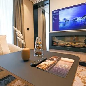 Minerva & Vega innen - Kabine - Premium Suite Wohnbereich